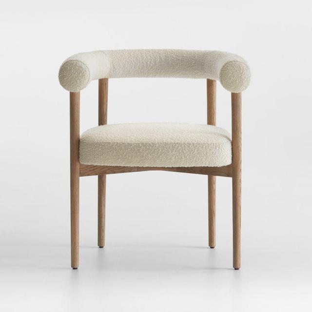 Mazz Boucle Dining Chair by Leanne Ford