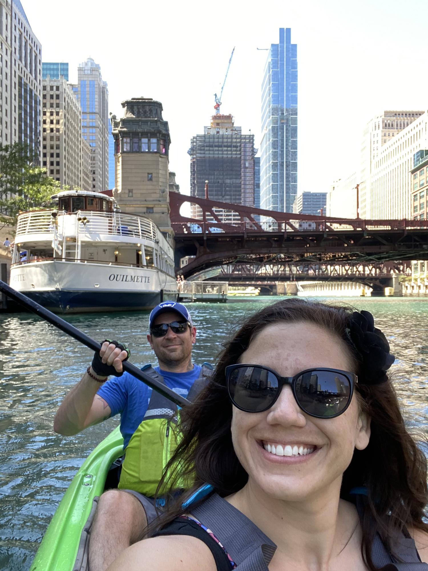 Our first tandem kayak experience