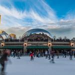 Ice Skating at Millennium Park