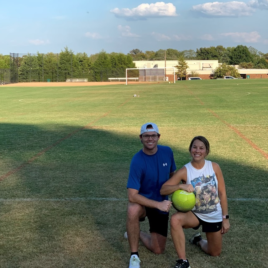 Playing outside is one of our favorite and most frequent activities. Obviously had to get a team soccer picture to document.