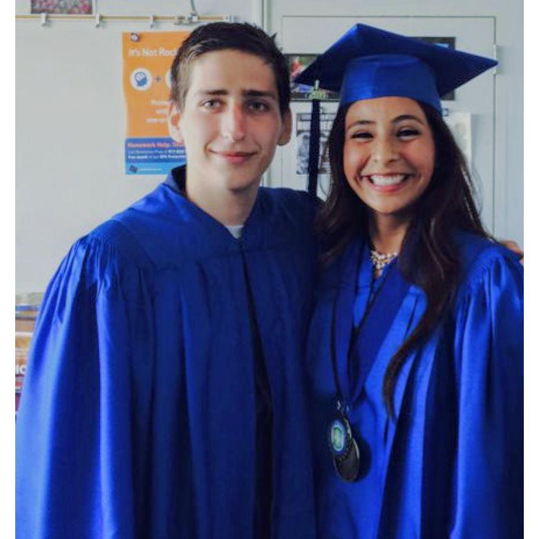 This is the first picture we ever took together! SAMOHI class of 2014 yay!