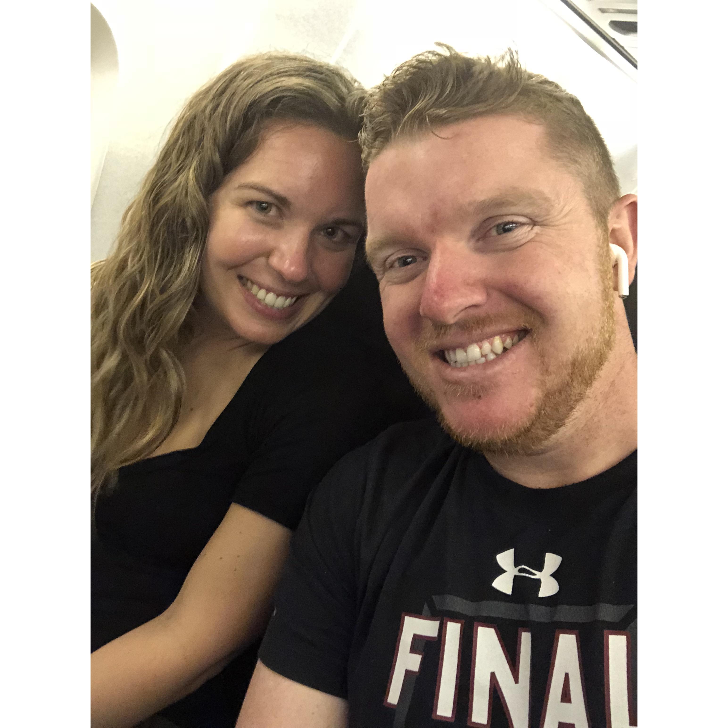 Our first flight together!