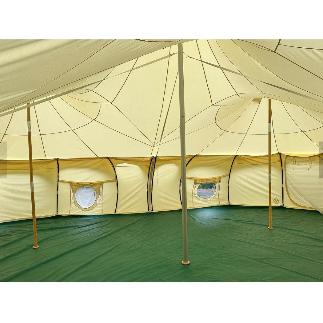 Inside of Lotus Tent