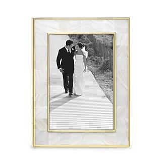 Reed & BartonMother-of-Pearl Gold Frame, 5" x 7"