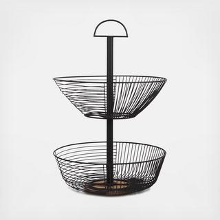 2-Tier Wired Fruit Basket