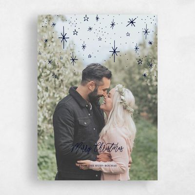 Navy, Blue Holiday Card - Hemet