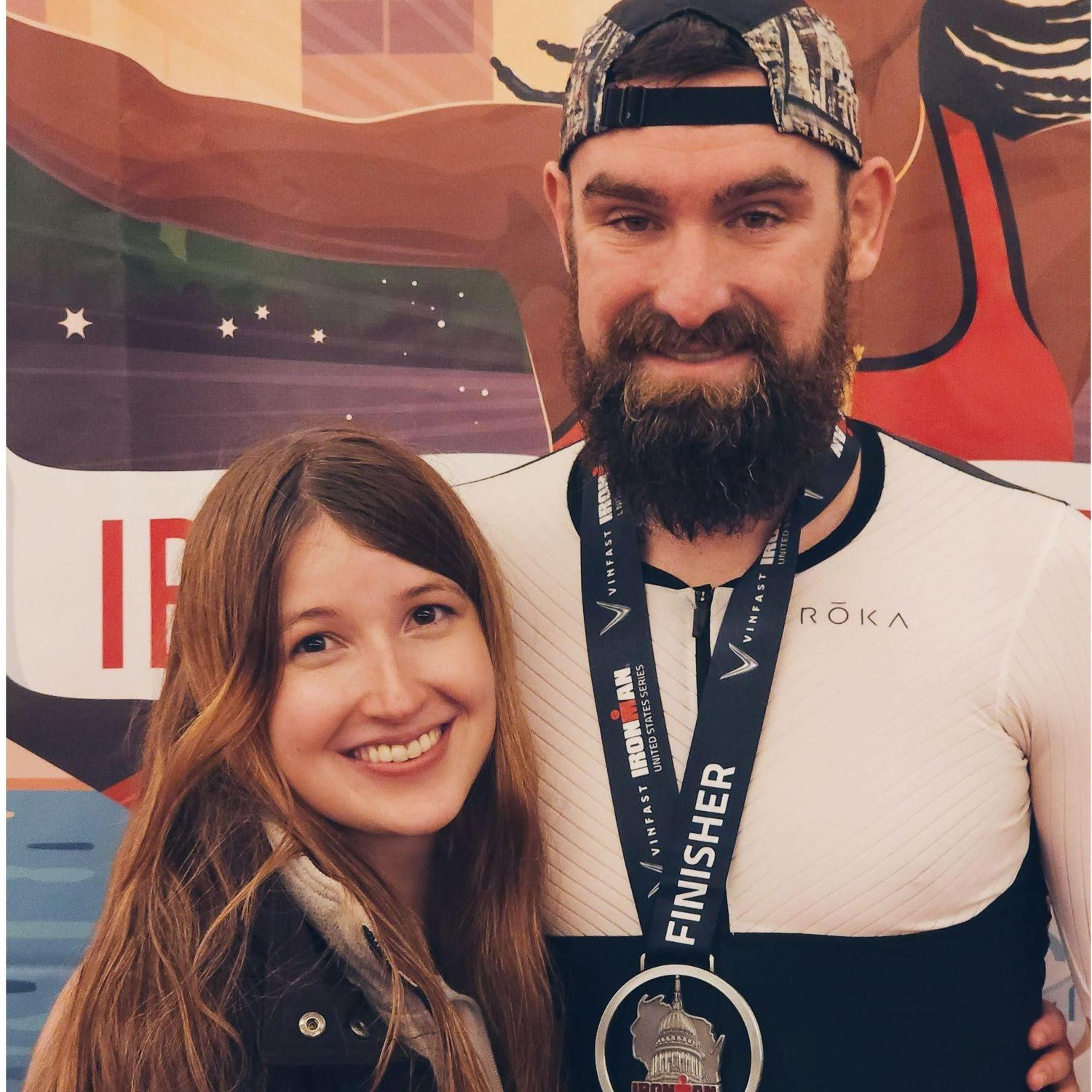 Spencer first full Ironman! It was a long day but he did amazing (11th in age group!)