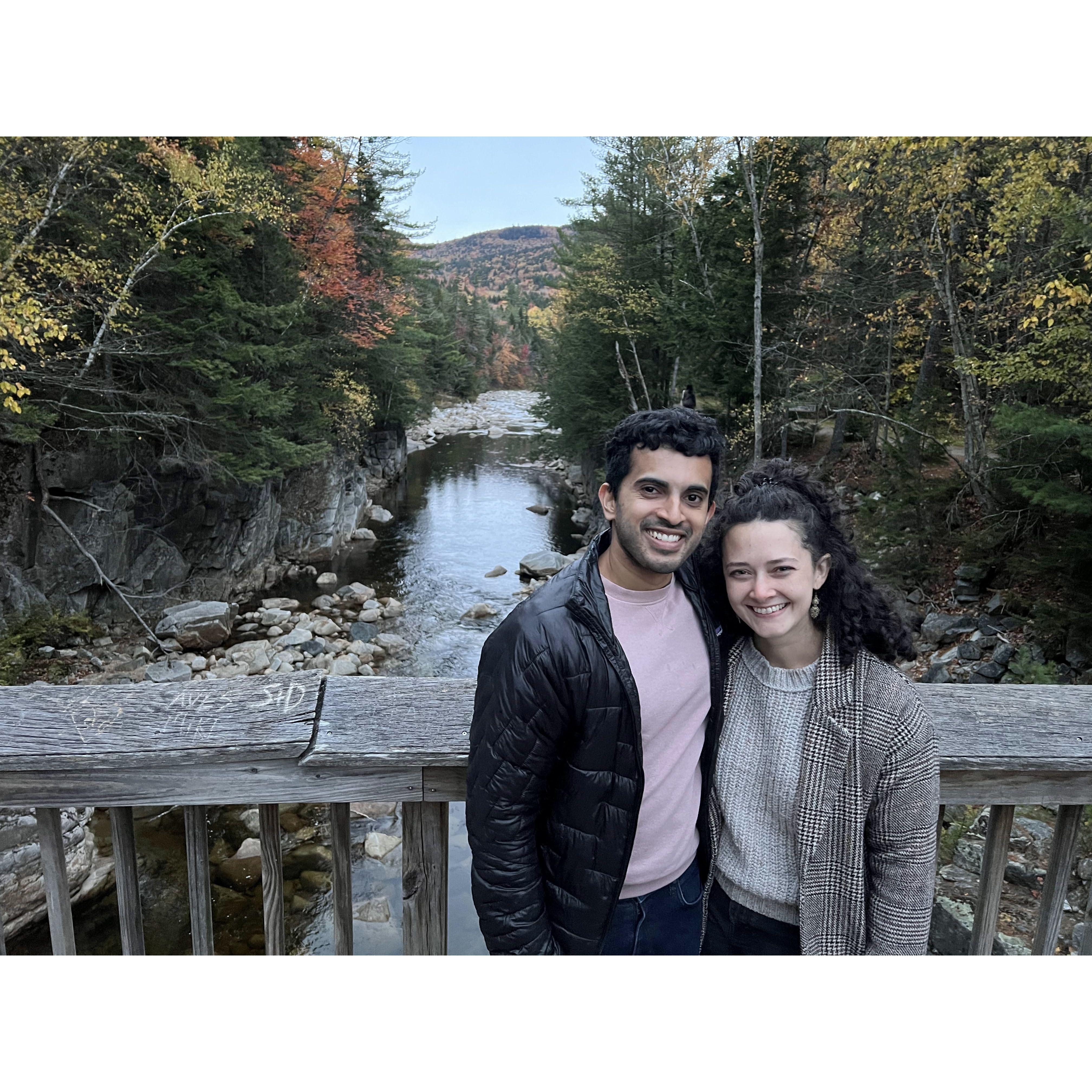 Exploring New England in the fall