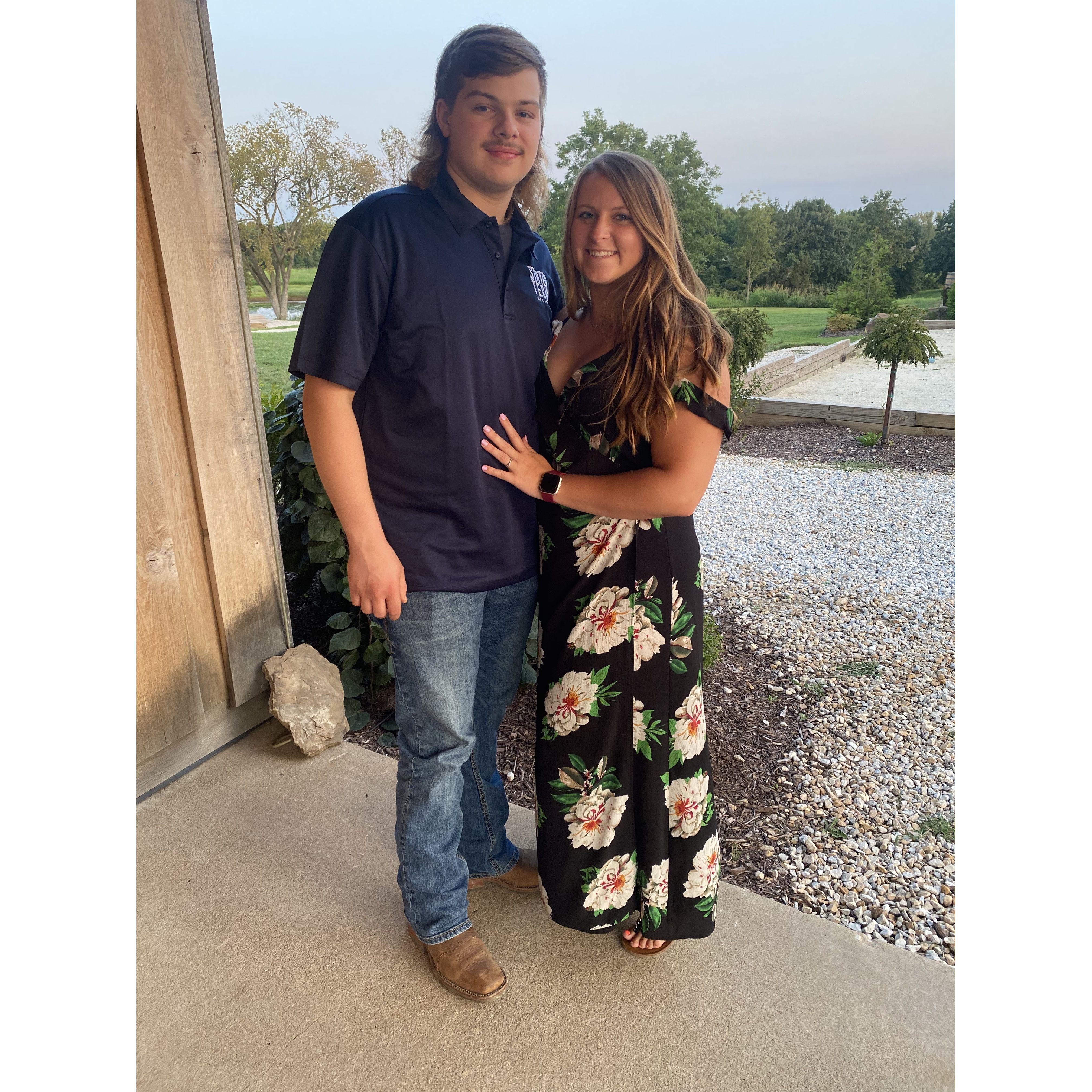 First wedding together (Sept 2020)