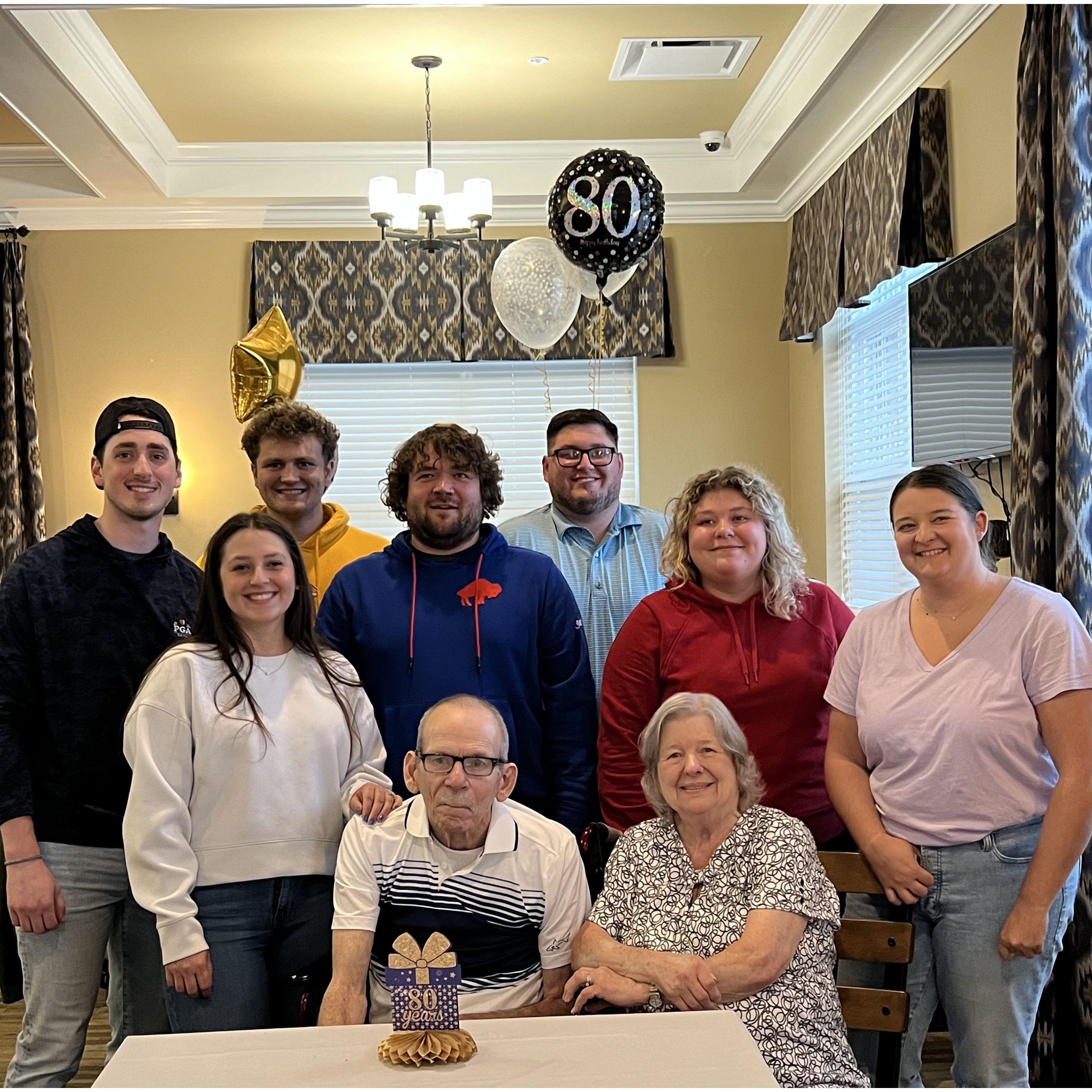 Grandpa's 80th birthday!