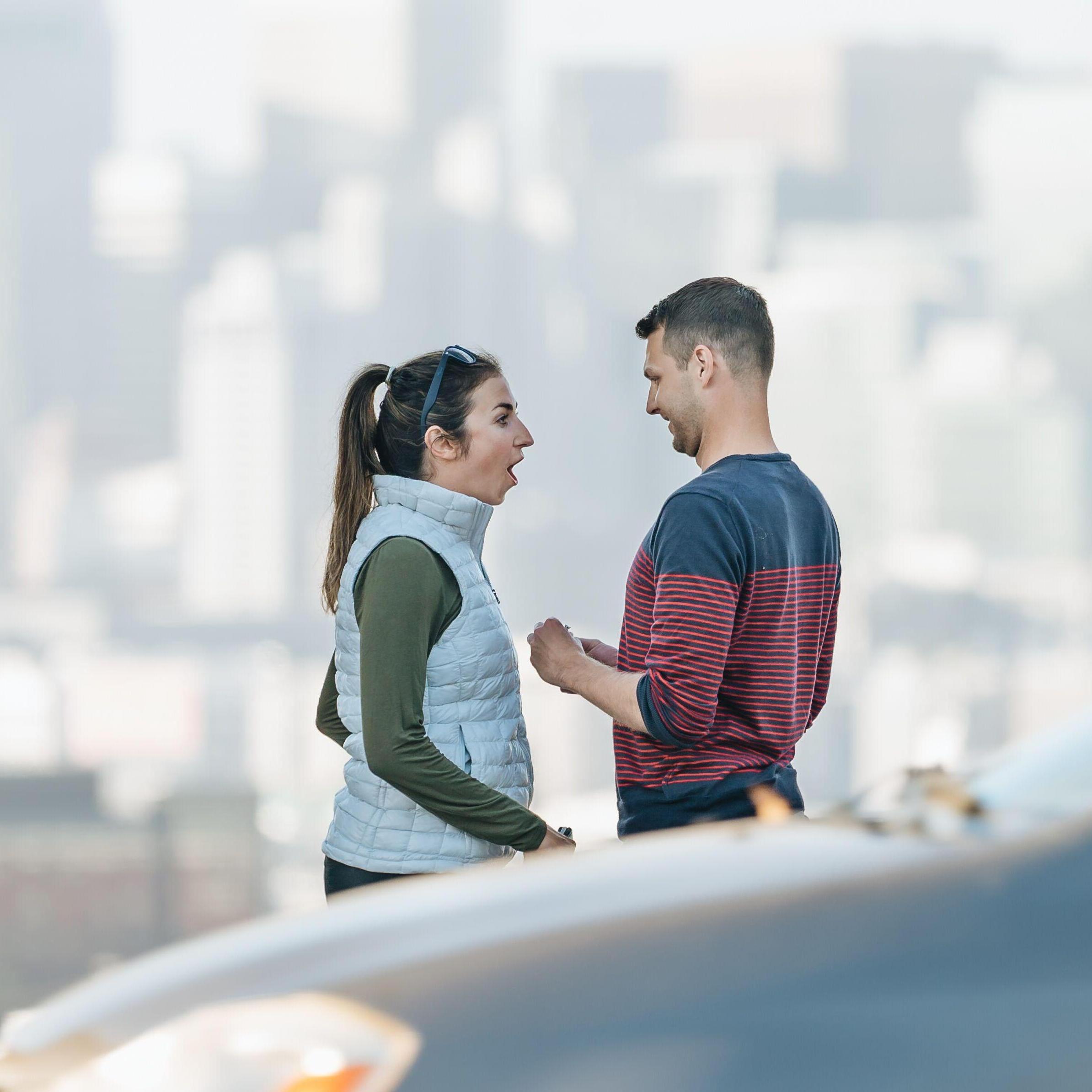 August 6, 2019. The moment Casey found out Nick was proposing.