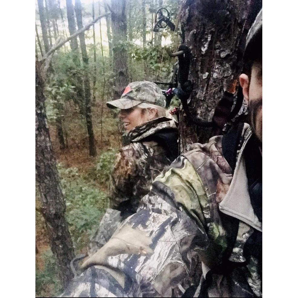 Our first time hunting together.