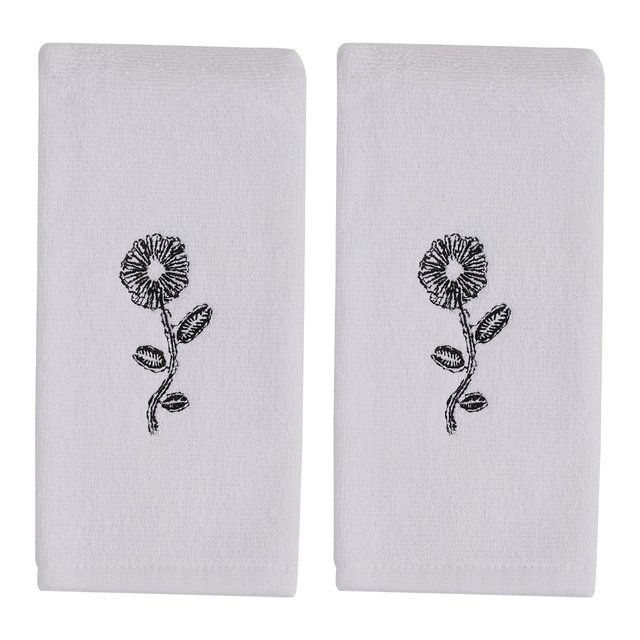 Split P Urban Flower Hand Towel Set of 2