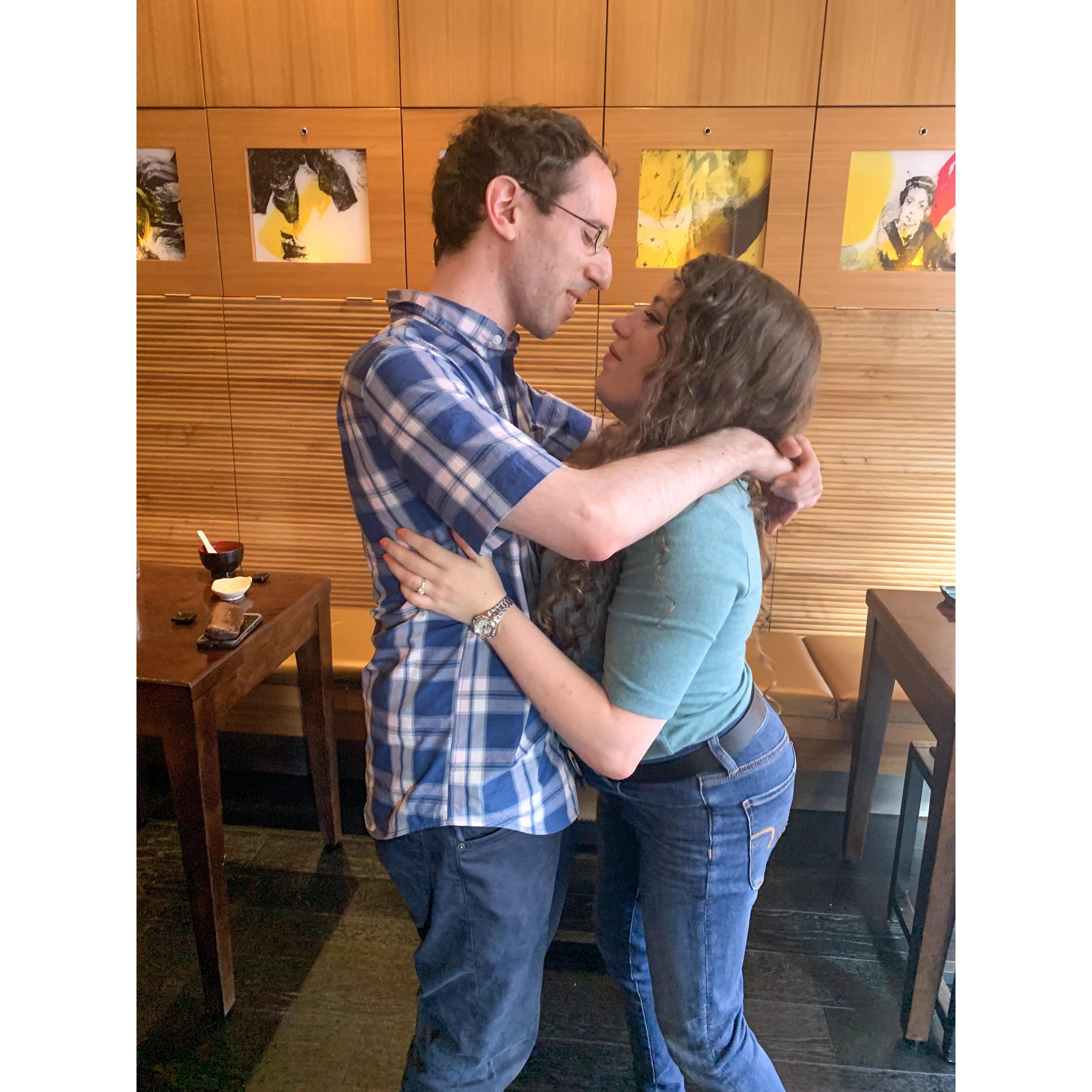 The proposal in London!
July 22, 2019