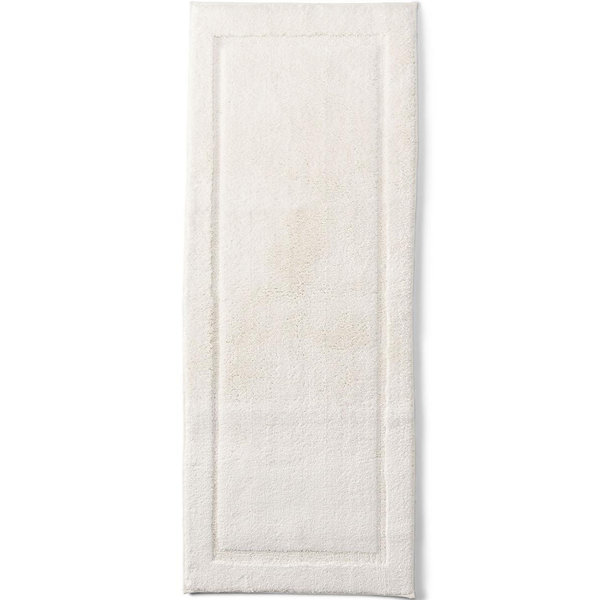 Lands’ End Cotton Non-skid Double Sink Bath Rug 23x59 colorway: Ivory