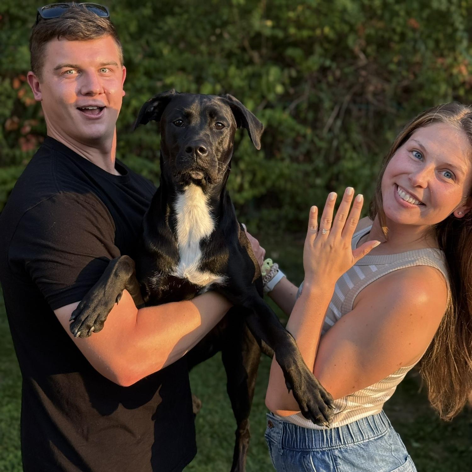 Puddle can't believe her (paw)rents are getting married!