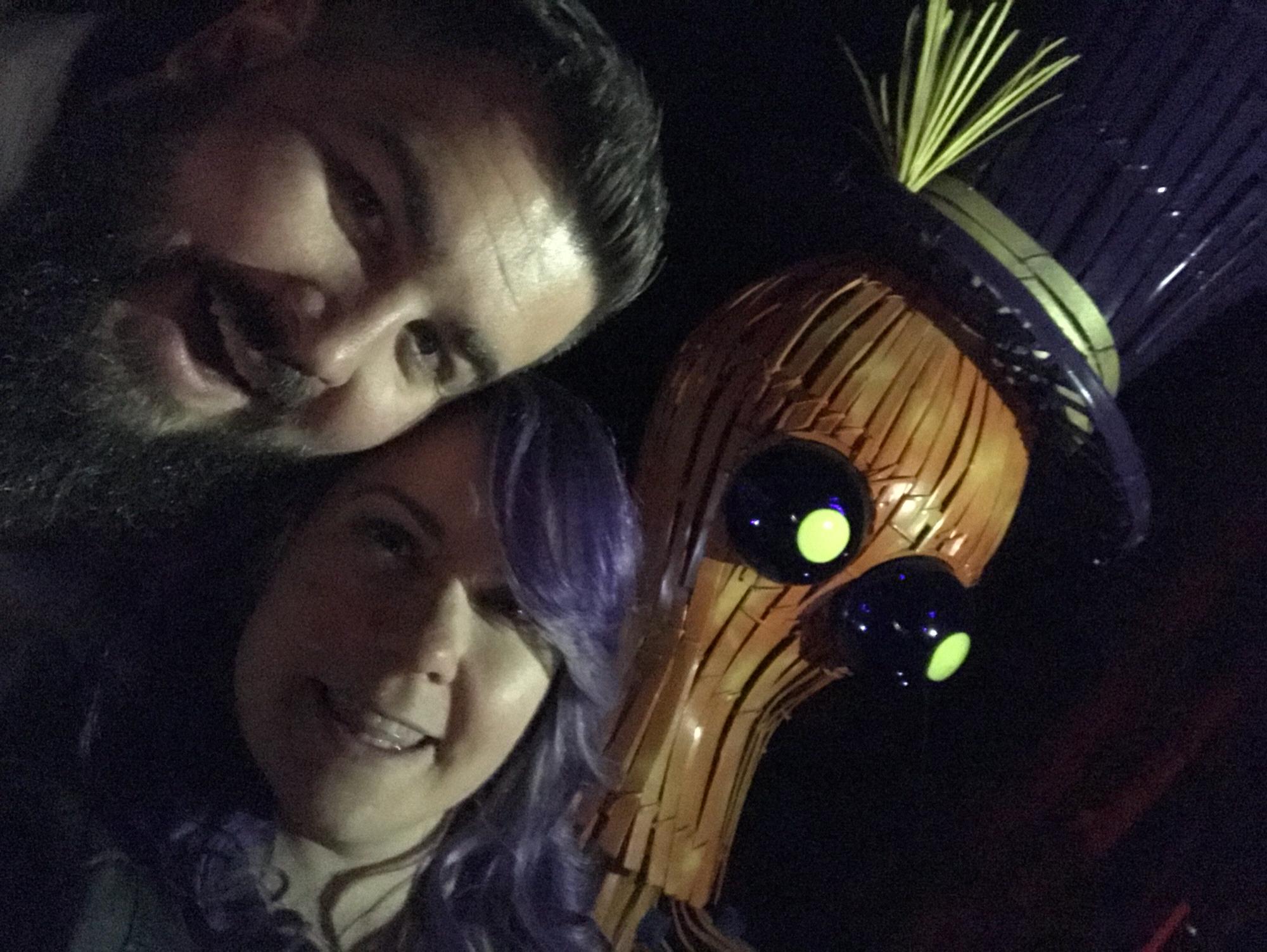Celebrating Suzy and Karen in Raleigh. Posing with Octavia! 2018