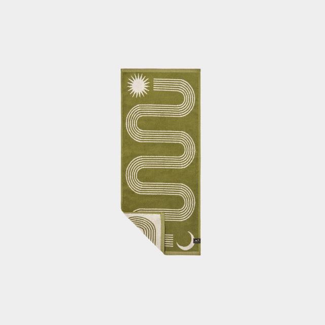 Real Fun, Wow! Hand Towel - Olive