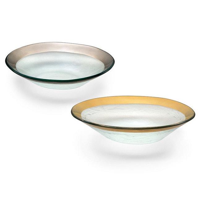 Roman Antique Medium Oval Bowl In Gold