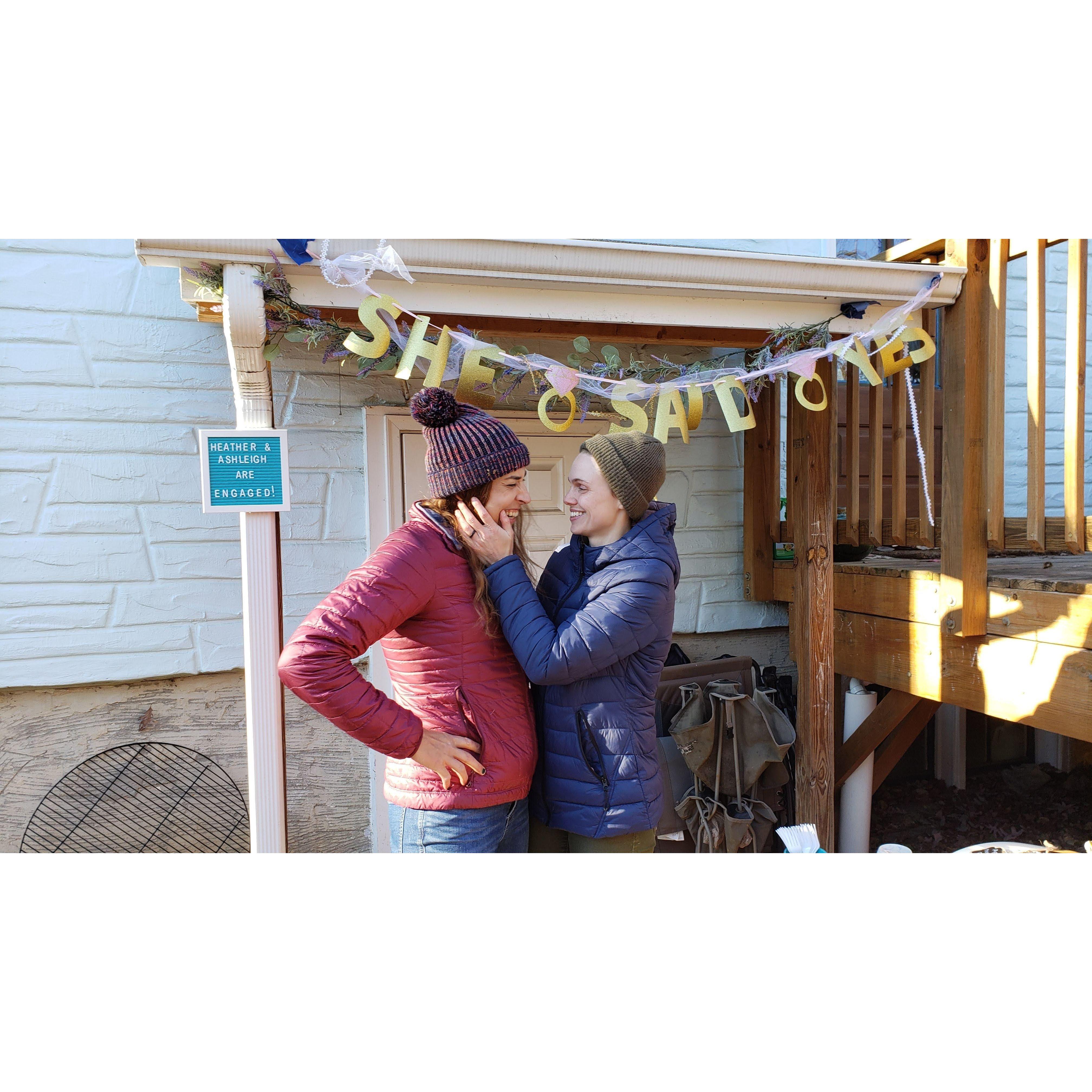 Our ENGAGEMENT PARTY - The coldest day of November 2022