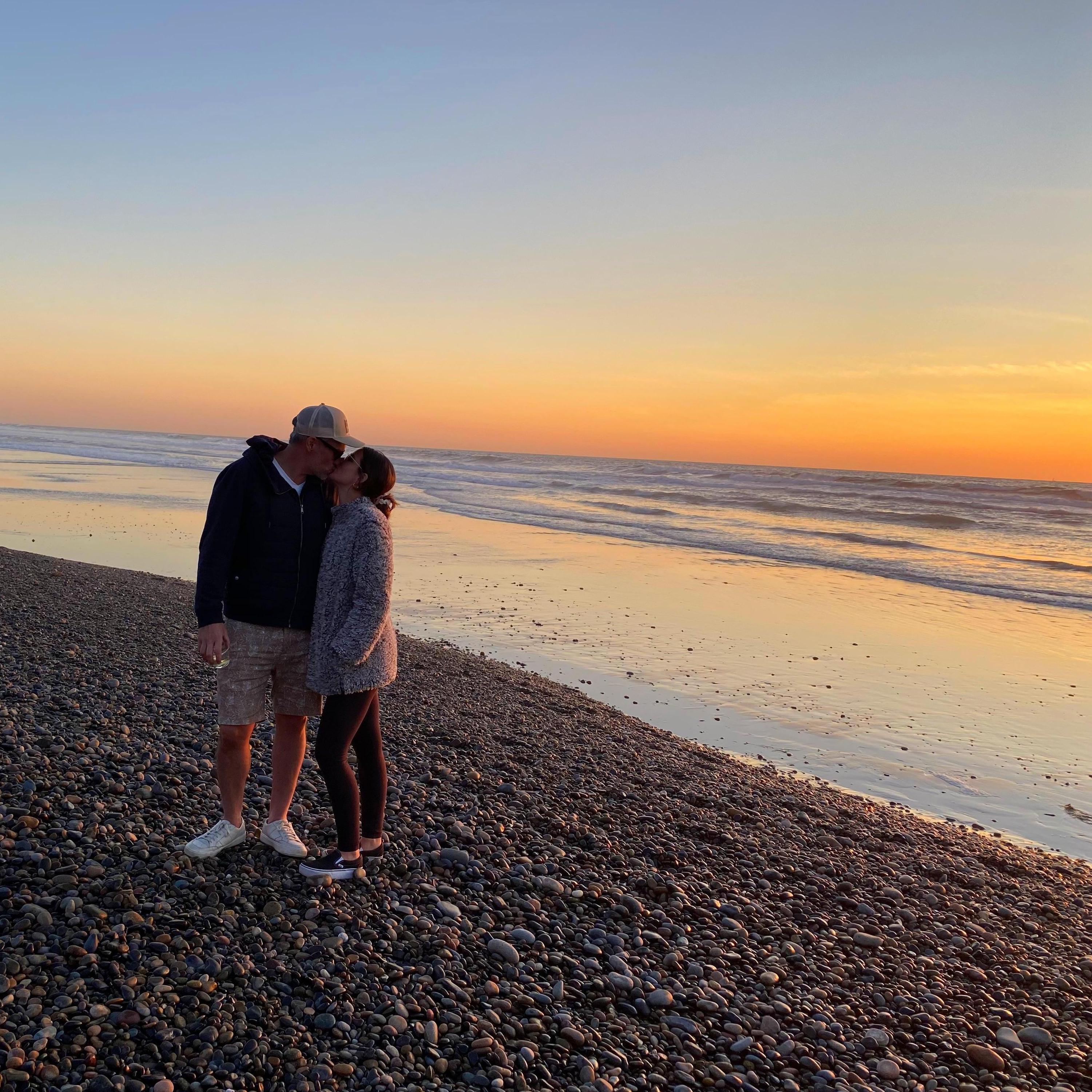 Ringing in 2021 together in San Diego, CA! Molly is a total sucker for sunsets.