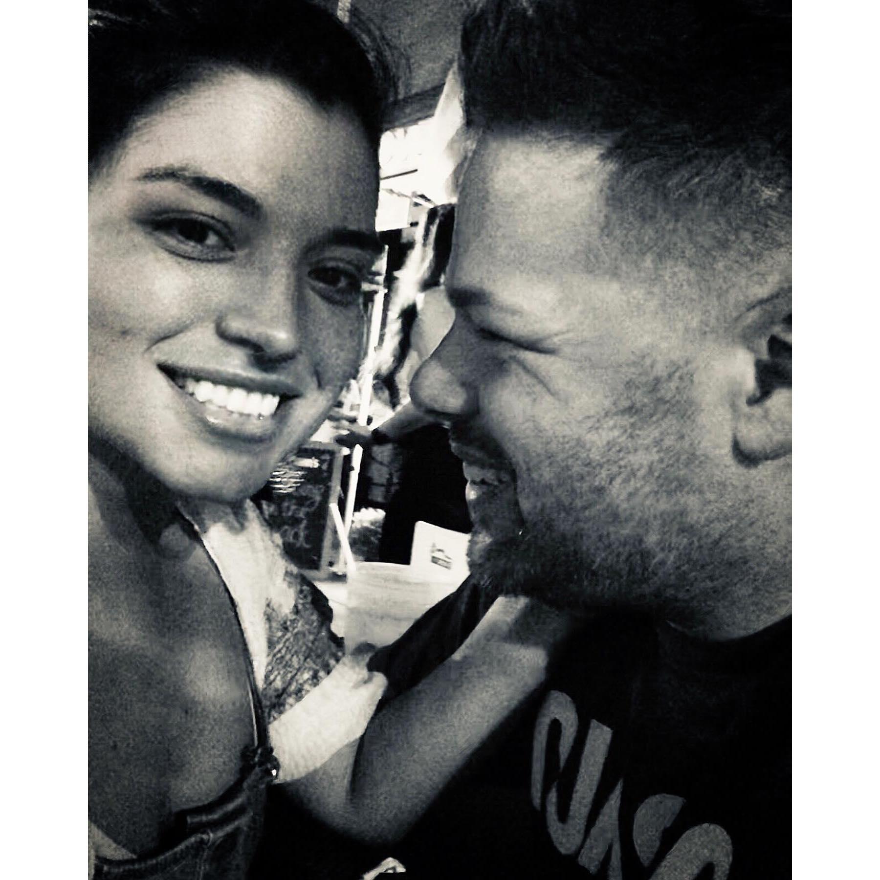 The first picture we posted together!