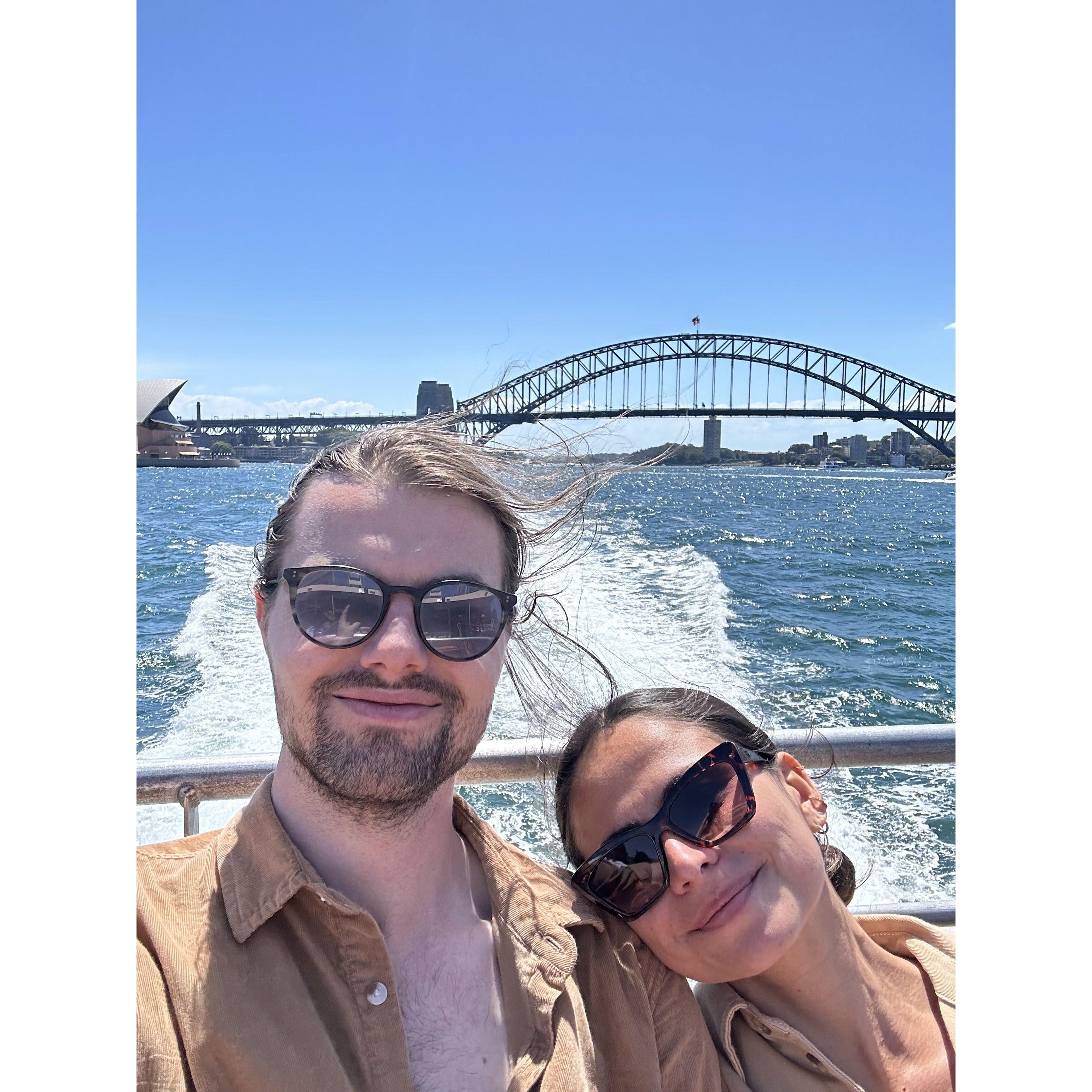 December 2022 — our first trip to Australia together