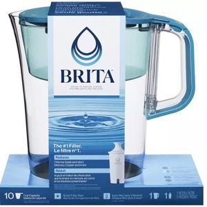 Brita 10-Cup Water Filter Pitcher, Teal