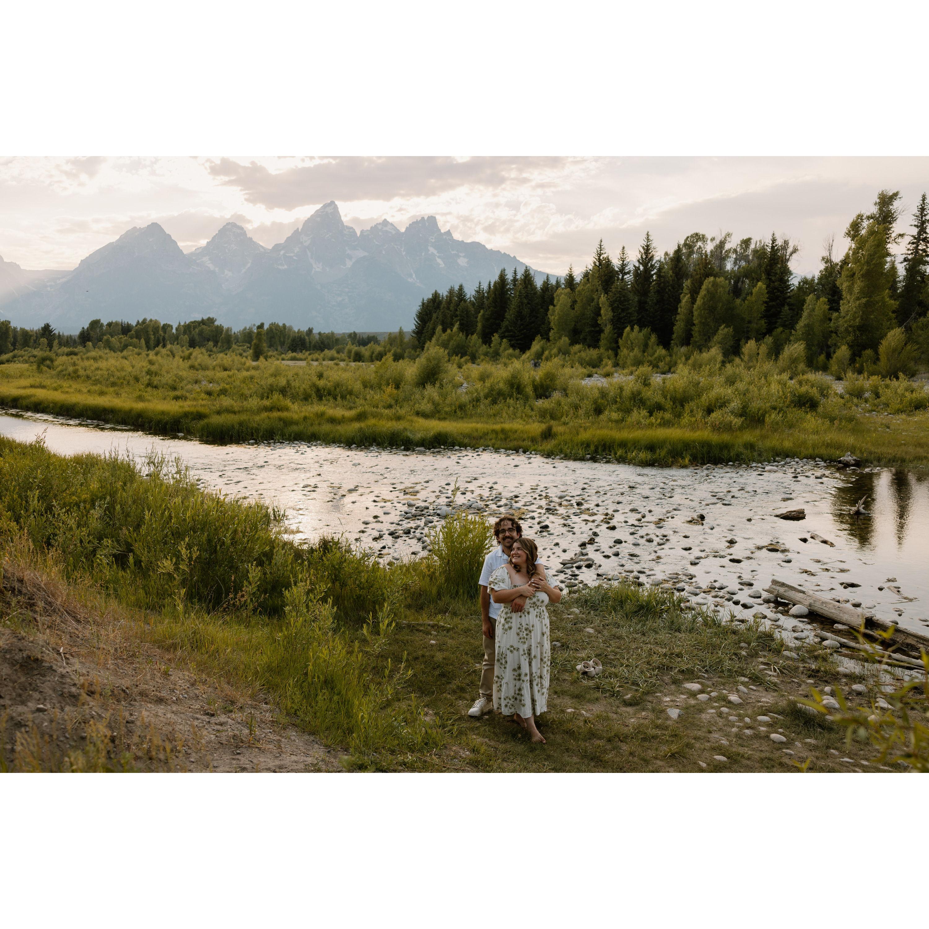 Our magical engagement session at Teton National Park!