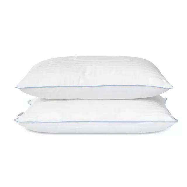 Premium Medium Density Hypoallergenic Down Alternative Standard Bed Pillow (Set of 2)