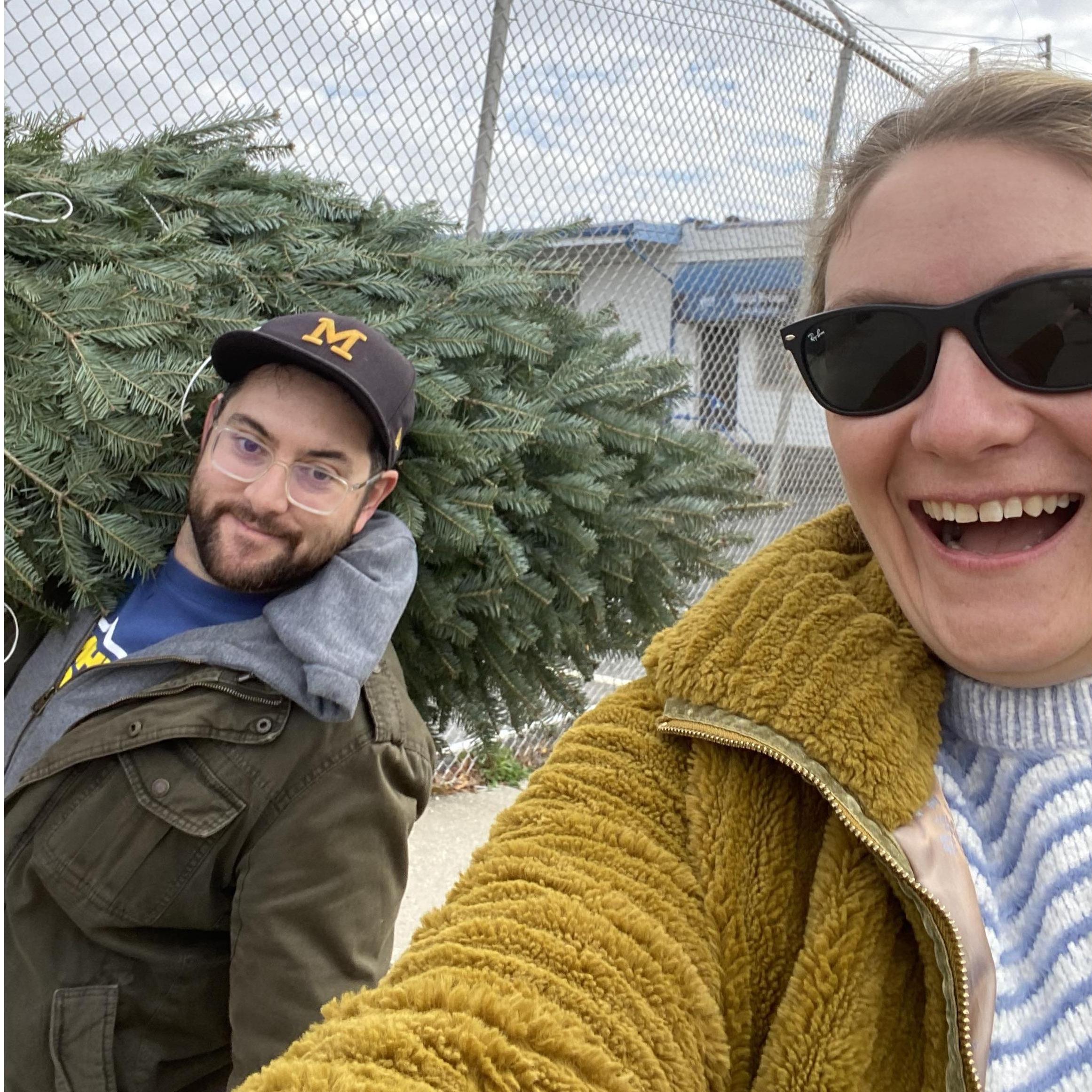 Our first Christmas Tree! Philadelphia, PA on November 28, 2021.