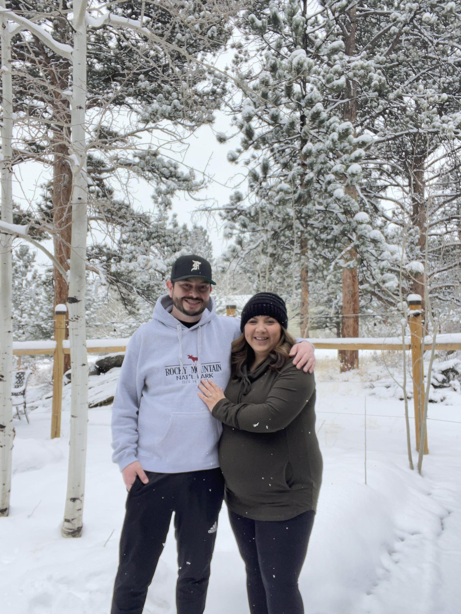 Our engagement weekend in Estes park match 2022
