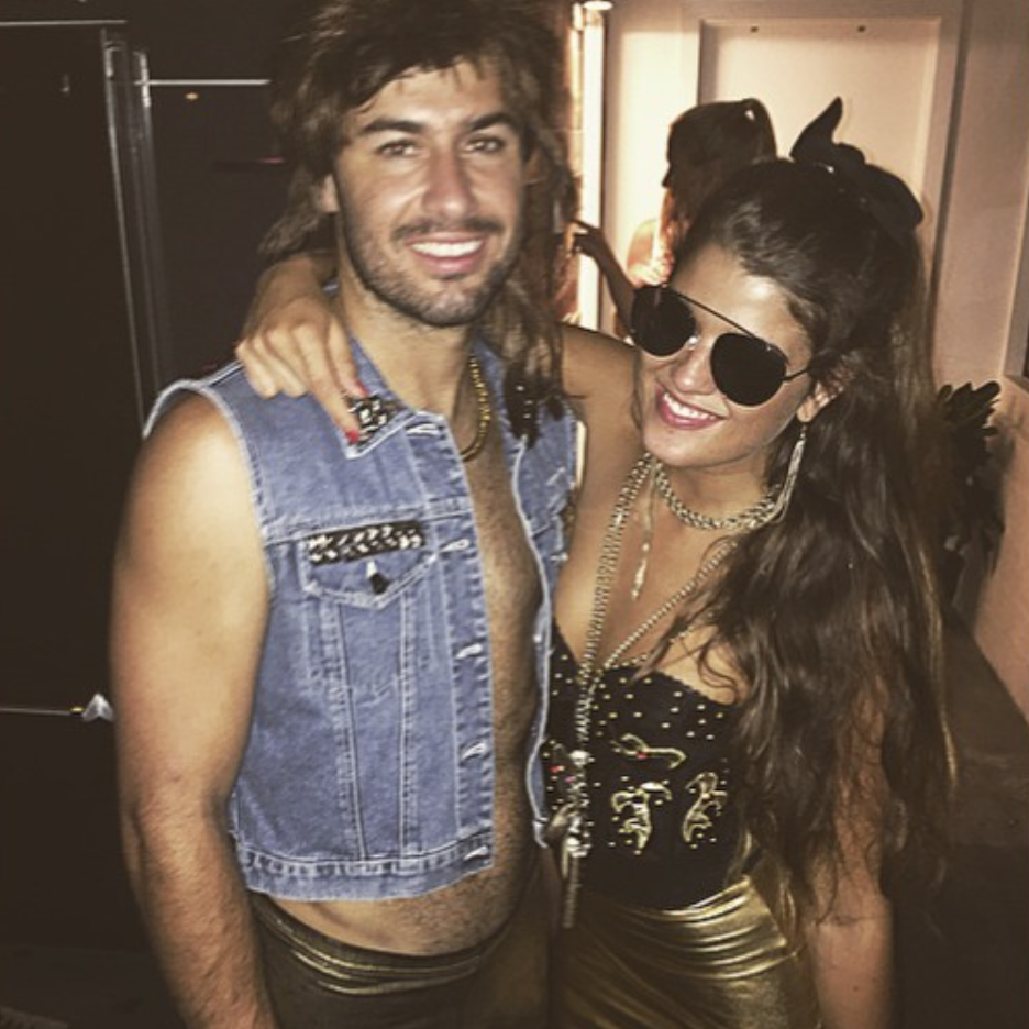 Having too much fun at an 80s party. 2015