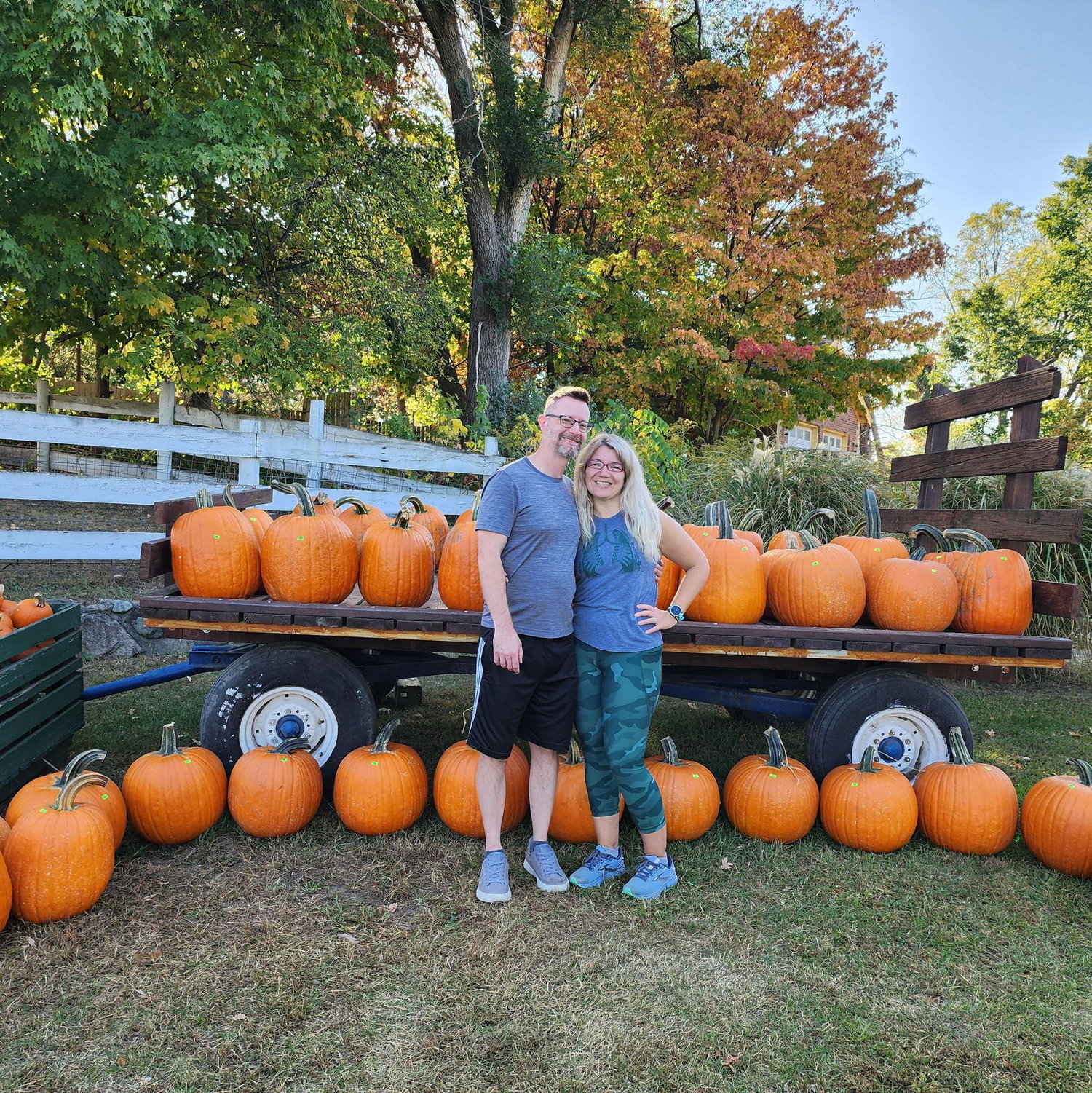 Somewhere along the way on our search for the best cider mill donut...