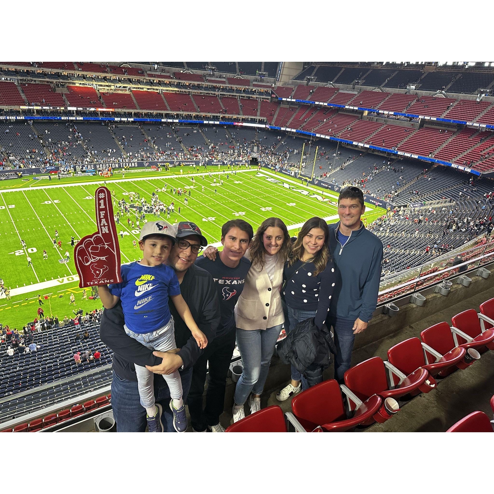 First Texans Football game