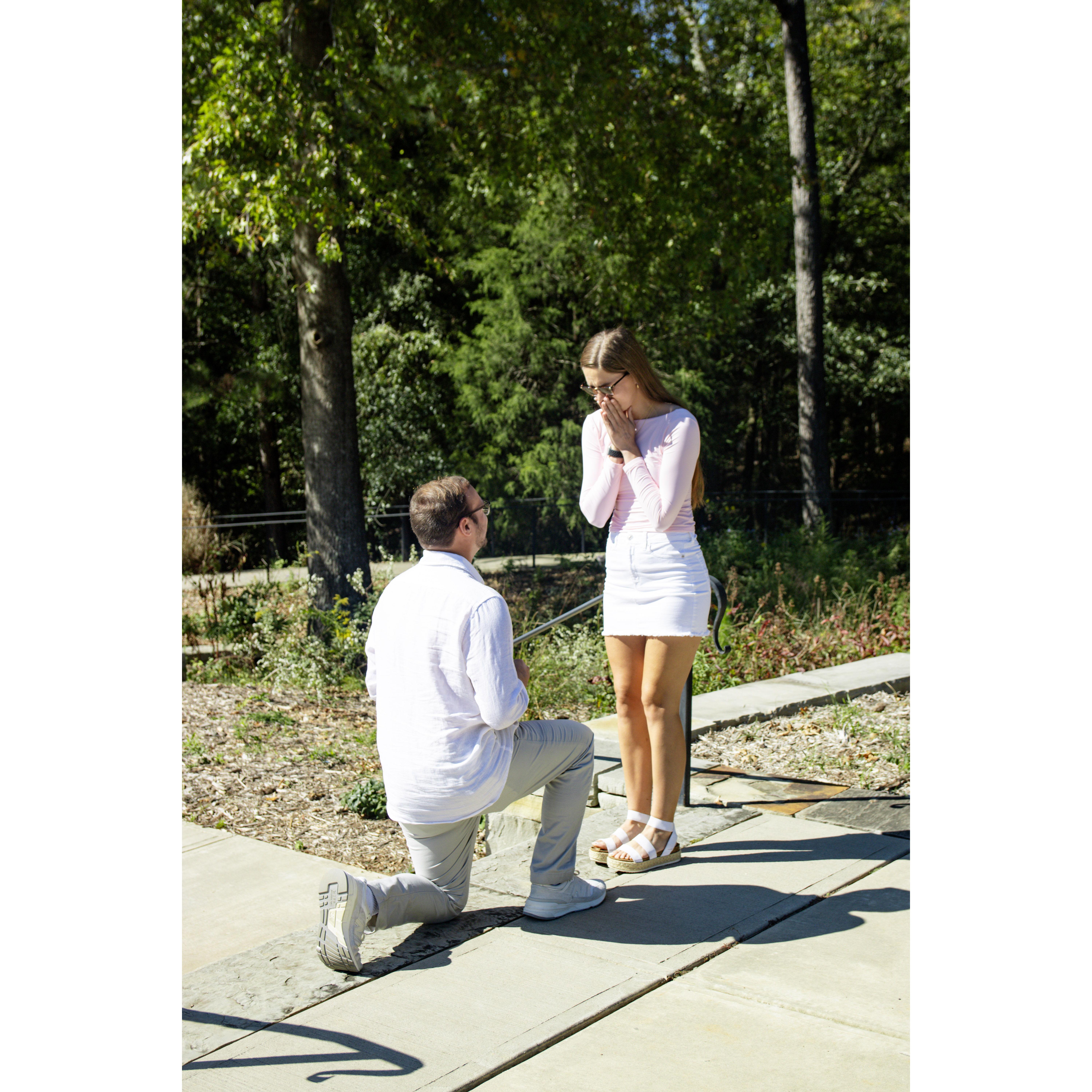 We are engaged! October 13, 2024