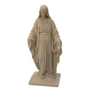 EMSCO GROUP 34.125-in H x 13.25-in W Brown Religion Garden Statue