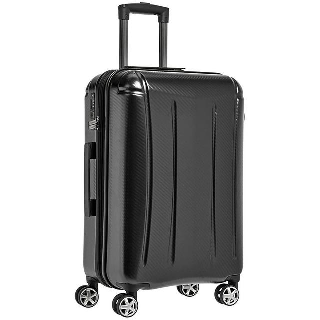 AmazonBasics Oxford Luggage Expandable Suitcase Spinner with TSA Lock and Wheels