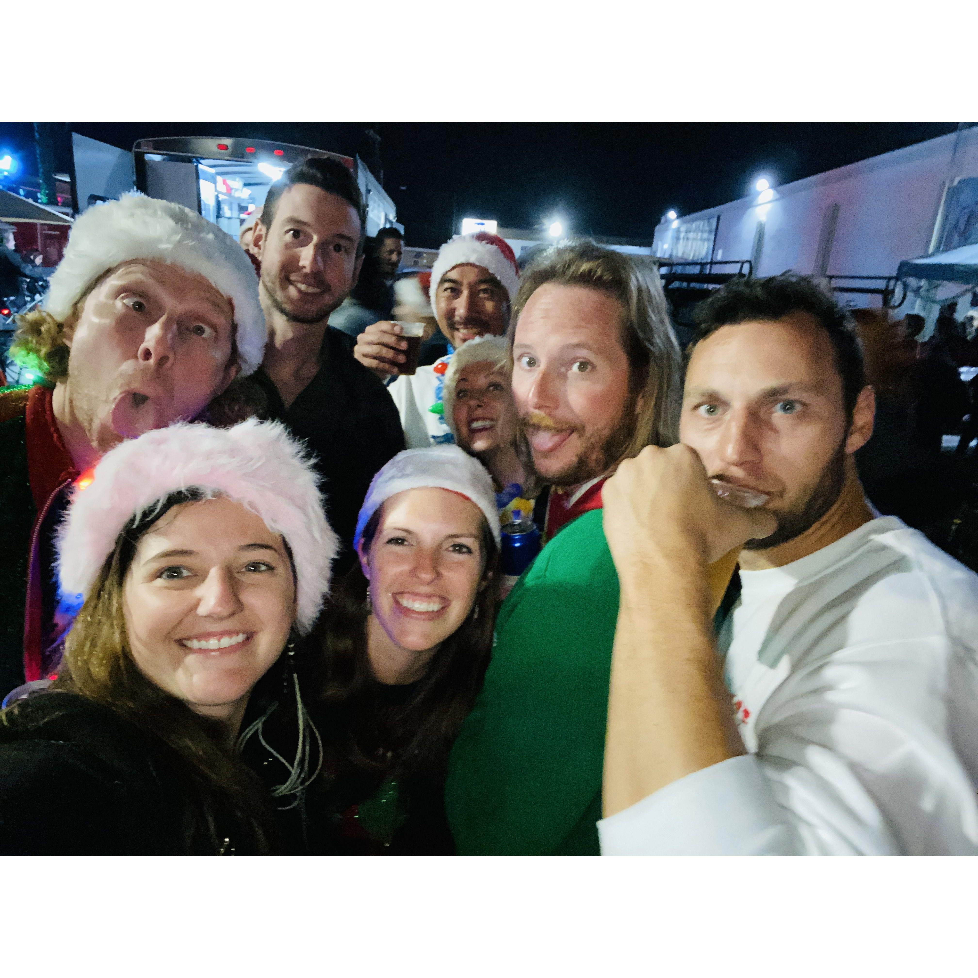 Annual Ocean Beach Christmas parade with friends - Dec 2022.