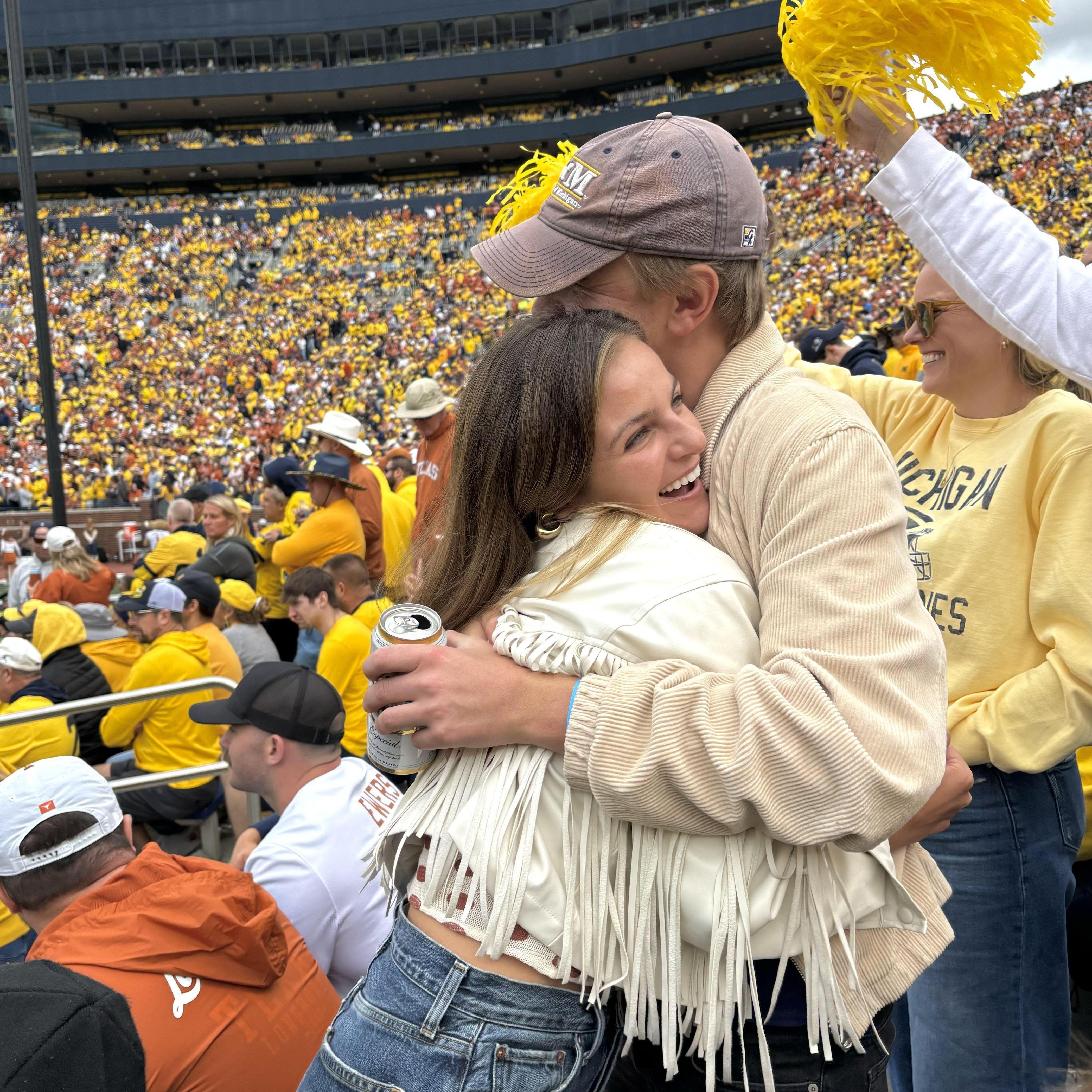 The time TX beat Michigan... hook em