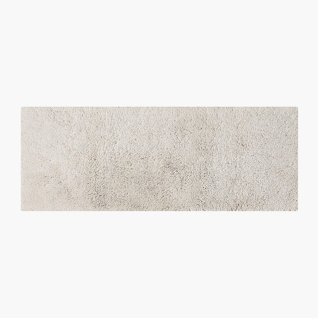 Kalani Organic Cotton Sand Solid Bath Runner Rug 24"x60"