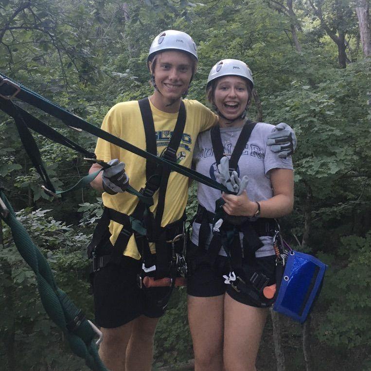 July 2017 - Ziplining, Grafton, Illinois