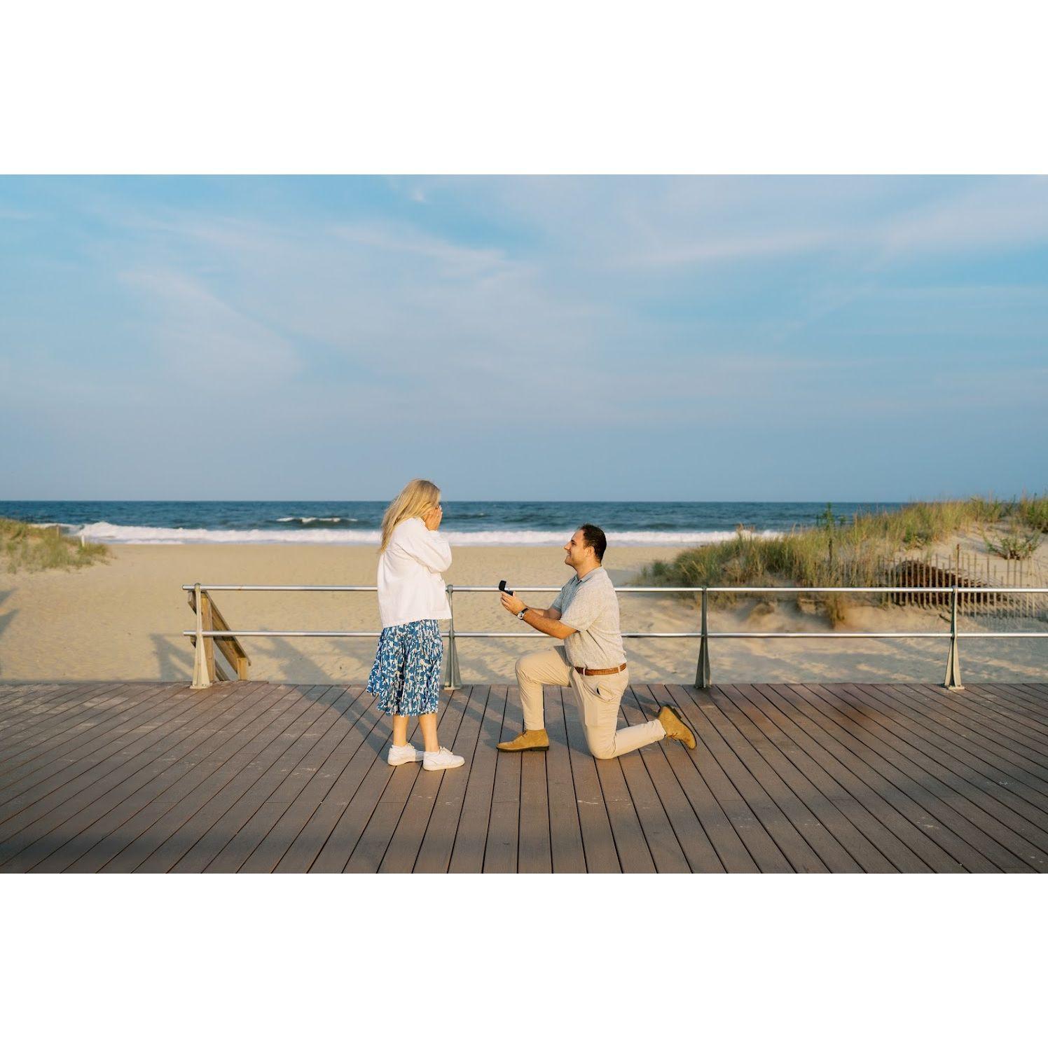 You can tell Ryan was a little nervous since the ring box is facing the wrong direction.