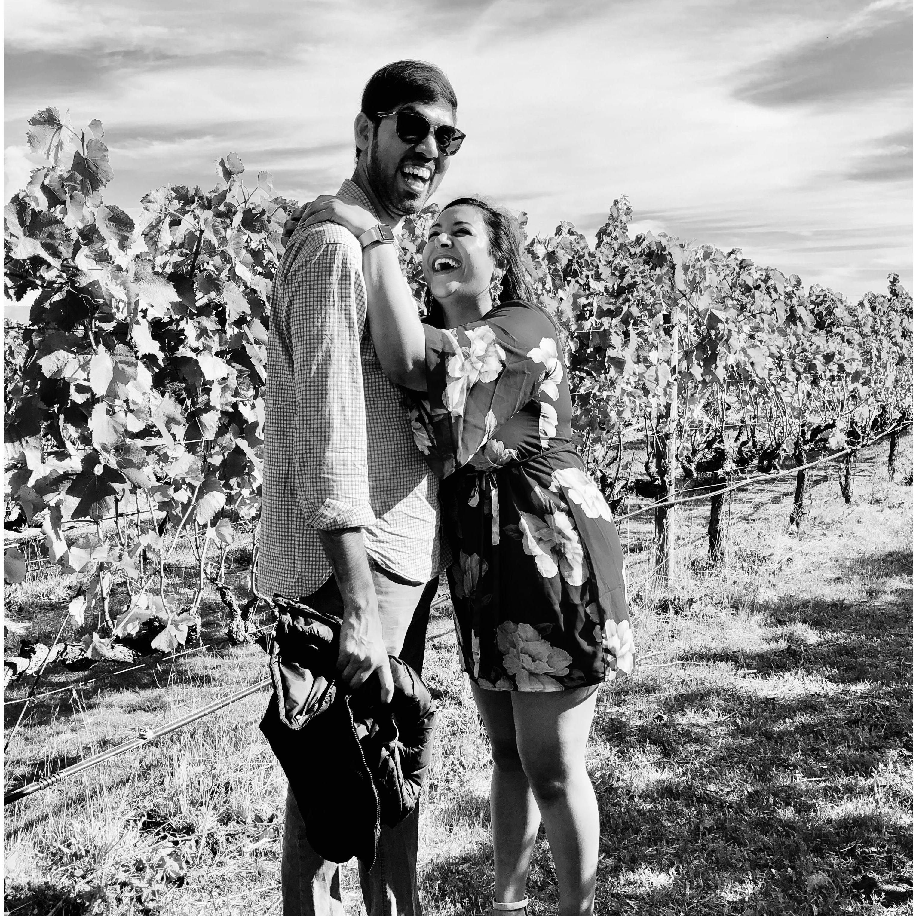 Day drinking in Napa