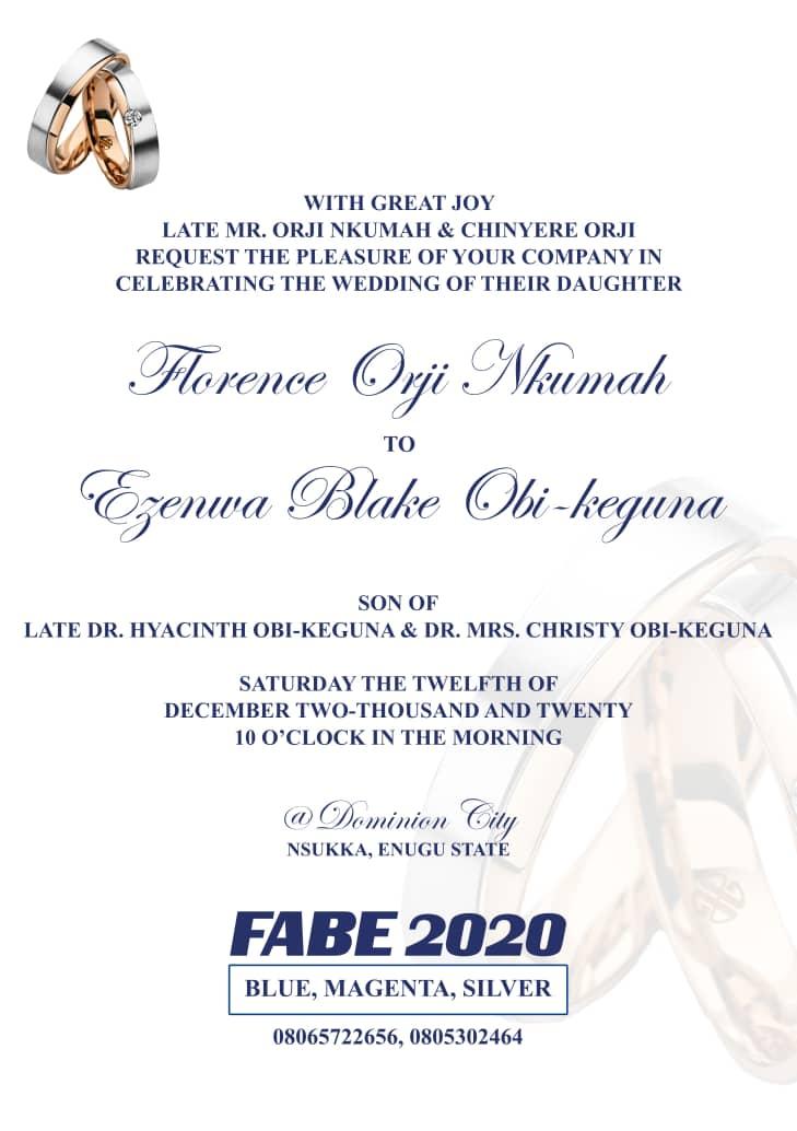The Wedding Website of Blake Obi-keguna and Adanaya orji