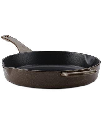 10" Cast Iron Enamel Skillet