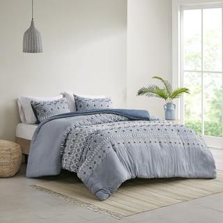 Dora Chambray 3-Piece Duvet Cover Set