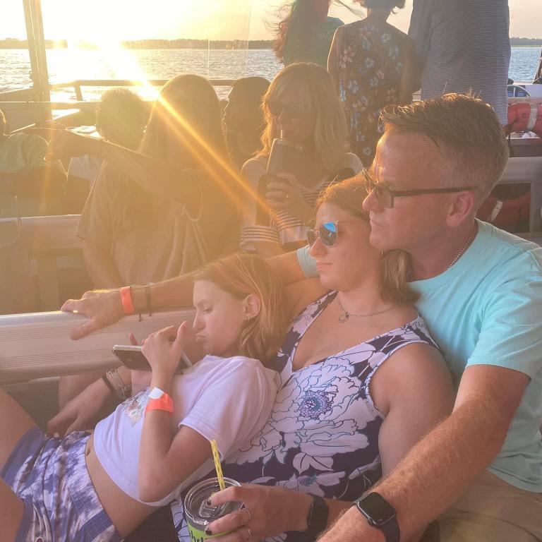 Boat ride with OL family