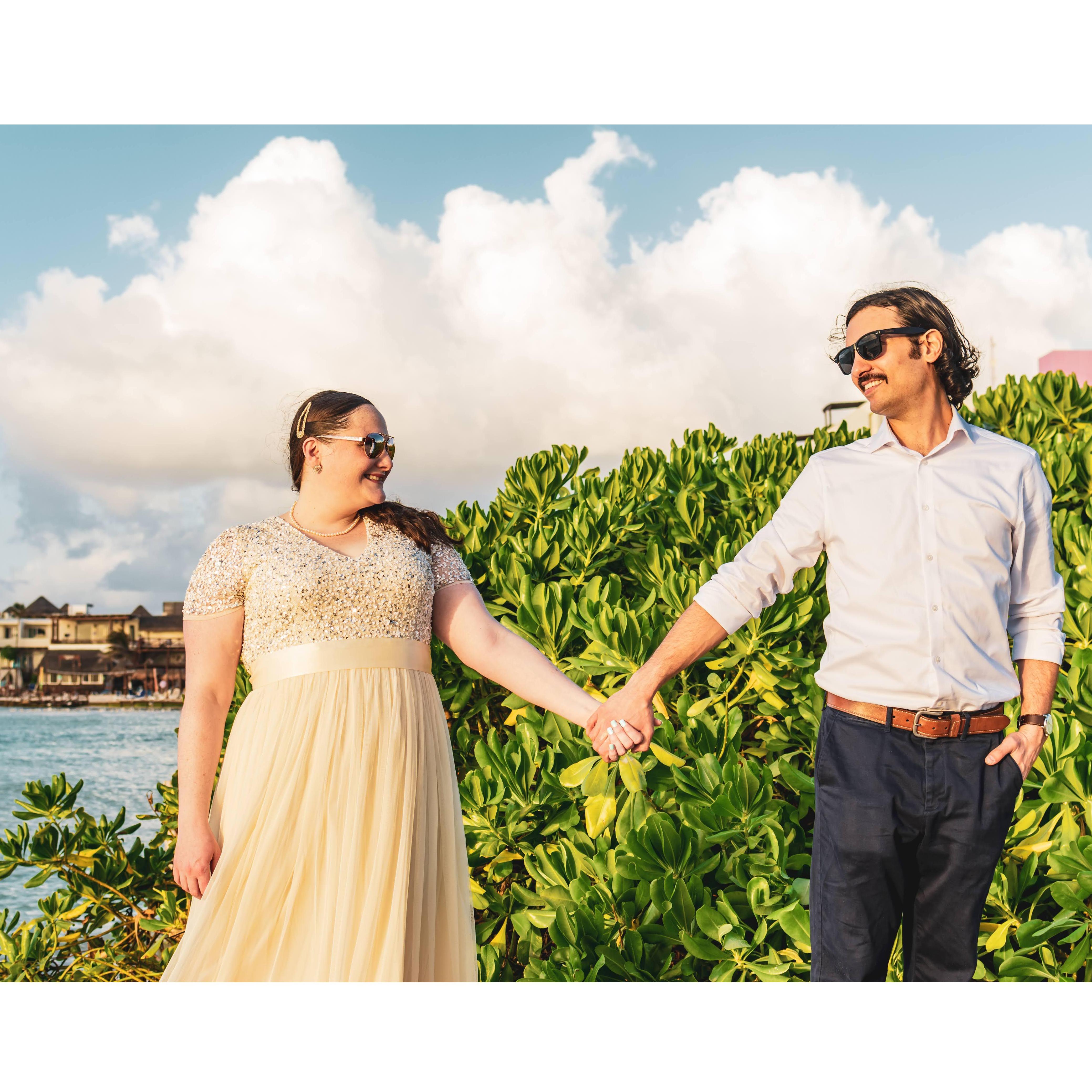 Photo shoot on Isla Mujeres