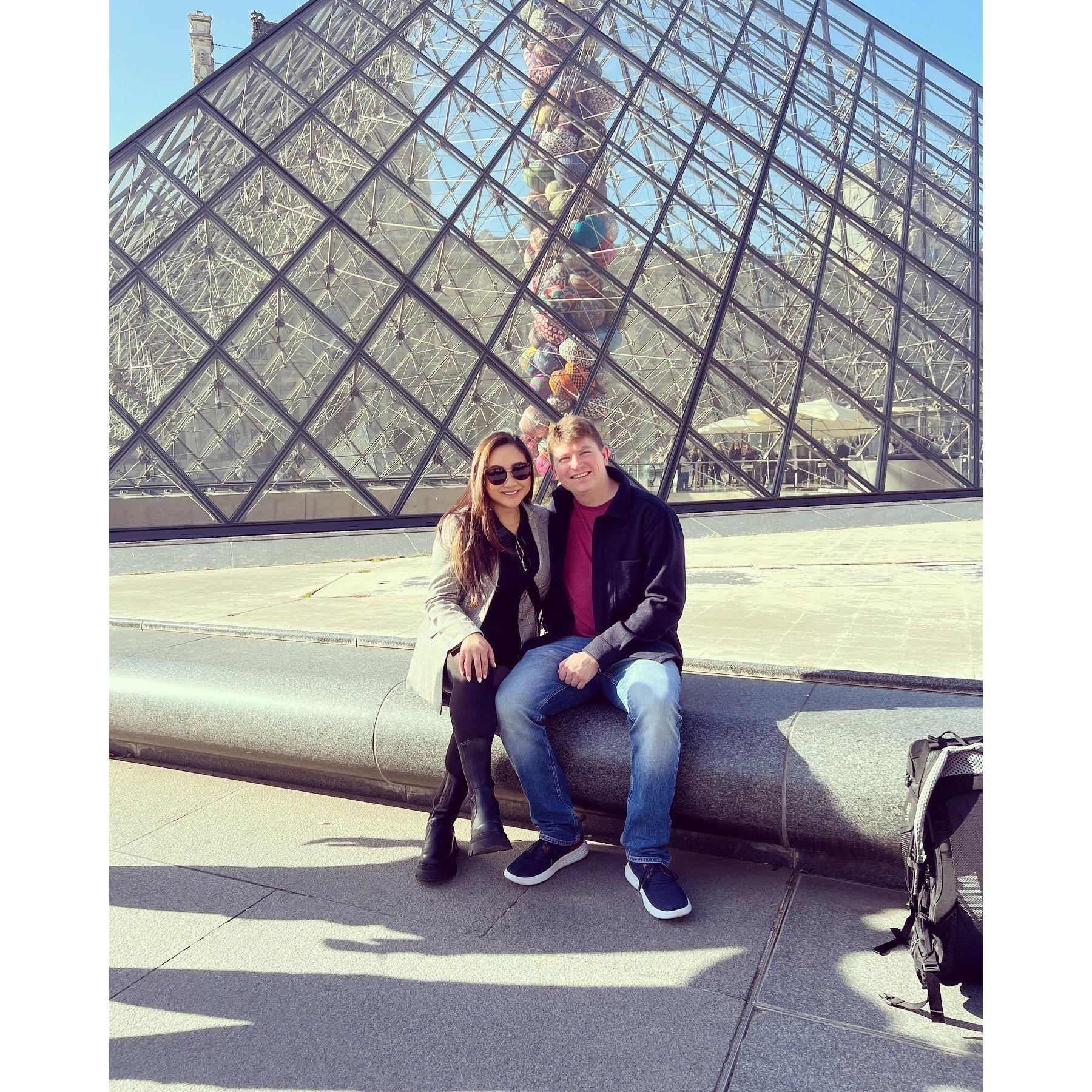 First international trip together to Paris